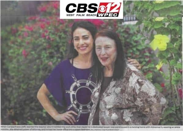 CBS features Carissa Kranz and Miss Joan Miller